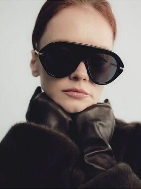 Women's Black Aviator Sunglasses - Unbranded